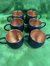Beautiful Staglife Copper Moscow Mule Mugs Preowned GREAT PRICE  6 Modern drink
