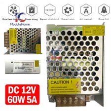 Switch Power Supply Transformer AC 110V To DC 12V 5A Adapter For LED Strip