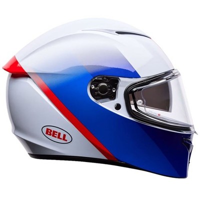 Bell LITHIUM MIPS BASH ECE weiß/blau Motorrad Motorrad Helm