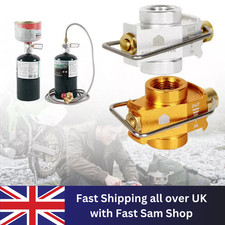 Outdoor Camping Gas Refill Adapter Valve Gas Stove Tank Canister Connector UK
