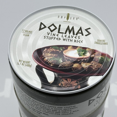 3x Amphora Dolmas Vine Leaves Stuffed With Rice 14.1 oz.  BB 11/2028