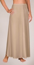 Shadowline Lingerie Nylon Flare Half Slips 30" long Style 47116 Small-Large Nude