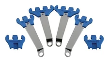 Moroso 72150 Spark Plug Wire Holder 7-9mm Bolt-to-Valve Cover Blue Plastic