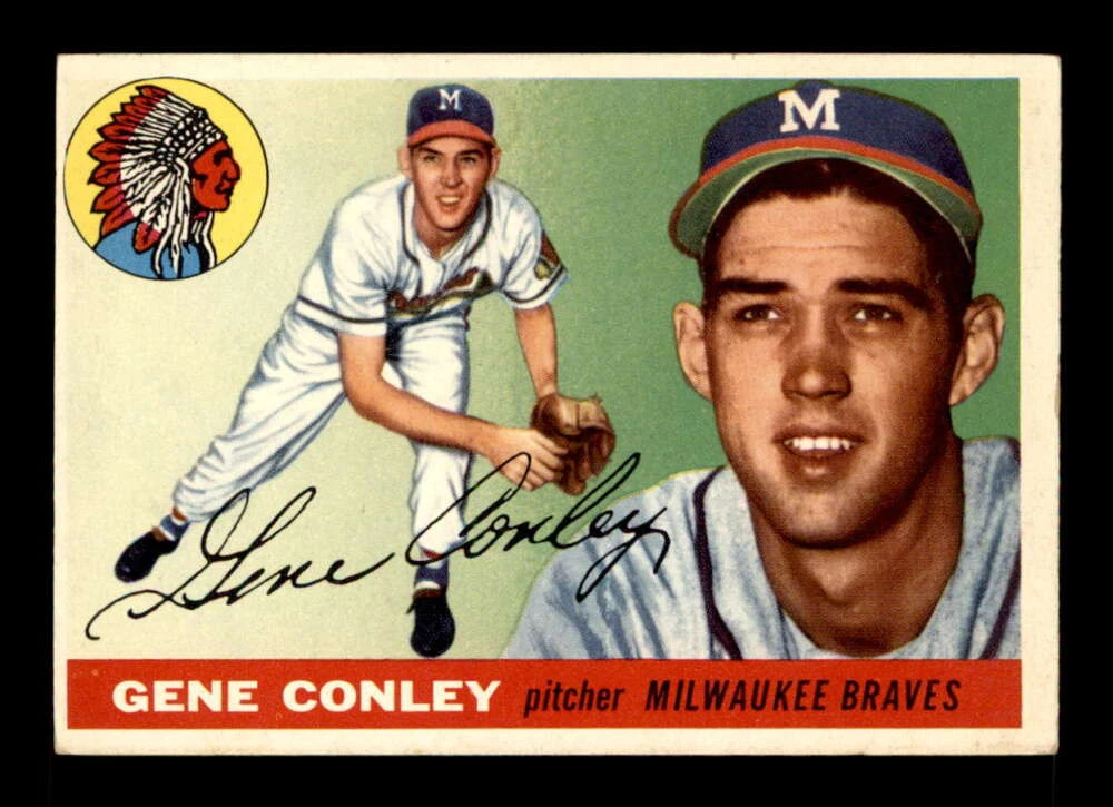 1955 Topps #81 Gene Conley  VG/VGEX X2792708