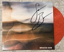 SAM BARBER SIGNED BROKEN VIEW ORANGE VINYL LP - BECKETT COA