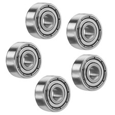 UEETEK 5pcs 623ZZ 3mm x 10mm x 4mm Shielded Deep Groove Miniature Ball Bearing