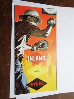 Inland Steel Co. Steel Making Brochure (20x40) 1957 61 E. Chicago IN