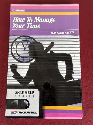 How to Manage Your Time, Matthew Parvis, Audio Cassette,  New Sealed