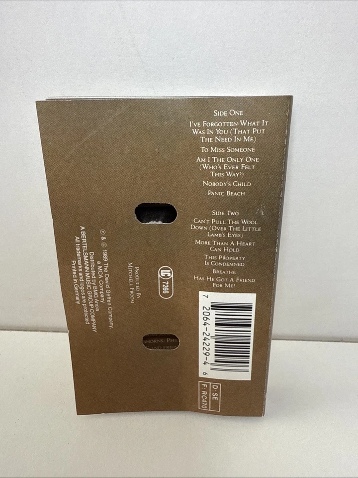 Maria McKee - Self-Titled Debut Album, 1989, Cassette Tape, Geffen 9 24229 4 - Image 2 of 4