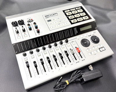 Zoom HD8 Digital Multitrack Recorder Used Tested w Adapter English Manual Clean