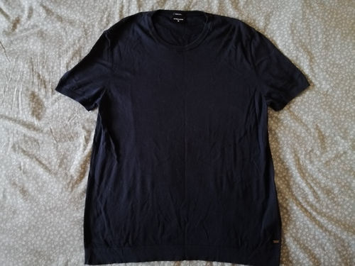 Strellson Herren T-Shirt, Gr. XL, Blau, Baumwolle,