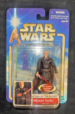 Star Wars Count Dooku Dark Lord Action Figure Attack of the Clones Hasbro