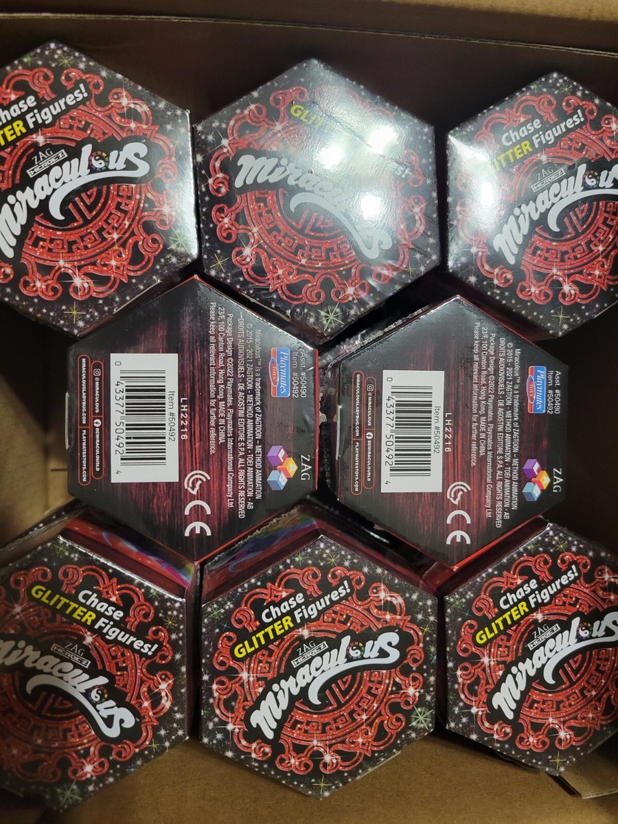 Case of 16 Miraculous Ladybug Miracle Box Kwami Surprise- Chase