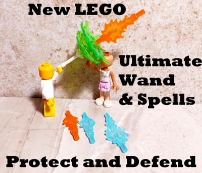 New LEGO Ultimate Wand Spells Set MAGIC Power ZAP Zing Pow Fit Together Ice Fire
