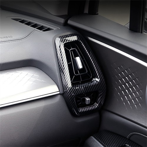 For Kia Sorento 2021-23 Carbon Fibre ABS Dashboard Air Vent Outlet Cover Trim - Picture 5 of 6