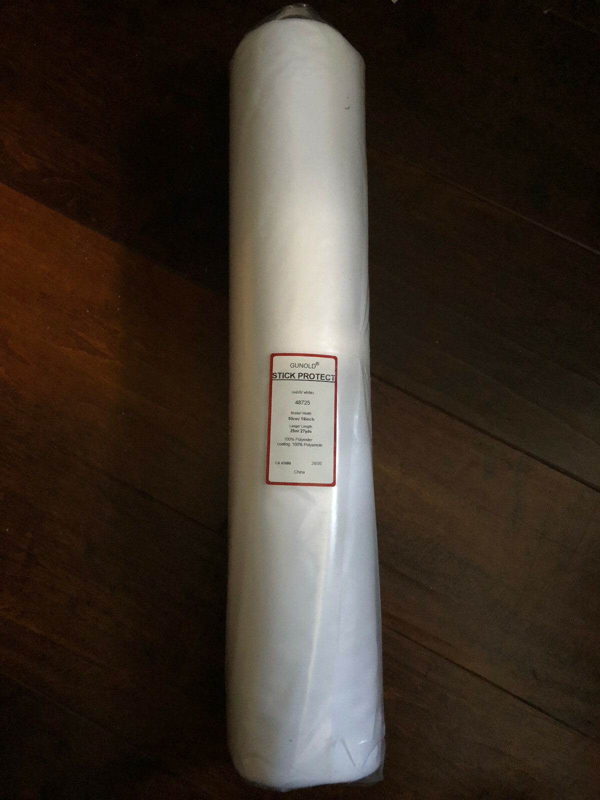 Gunold Stick Protect Embroidery Anti Rub/Itch Iron on backing Fusible