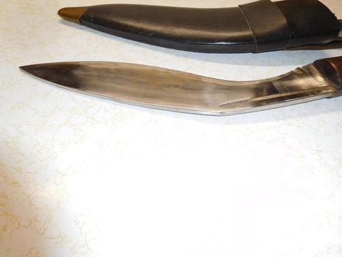 Vintage STURDY 17" Ghurka Knife with 2 miniature sheathed knives ZOMBIPOCALYPSE! - Picture 3 of 7