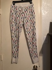 Hanna Andersson 100 Organic Cotton Christmas Light Novelty Print Sleep Pants S