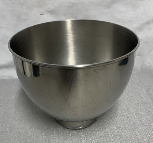 KitchenAid Stand Mixer K45 Metal 4.5 Quart Mixing Bowl With Twist To Lock Base - Picture 4 of 7