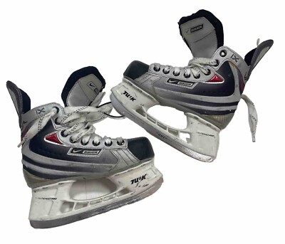 Bauer Nike Vapor IX [ JR 1 D ] Ice Hockey Player Skates Junior Used