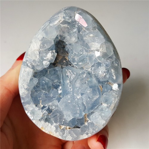 HOT 256 G Natural Uruguayan Bluestone Crystal Specimen YT04 - Picture 4 of 12