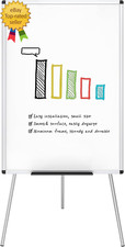 Whiteboard Easel 36 X 24 Inches Portable Dry Erase Board Height Adjustable
