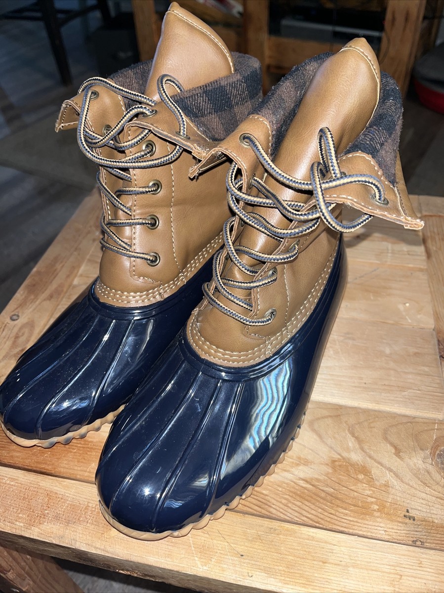 Sporto Size 9 M Green Brown Duck Toe Mens L4 C34 Sporto Original Ariel Duck Boot - Free Shipping | DSW main image 2