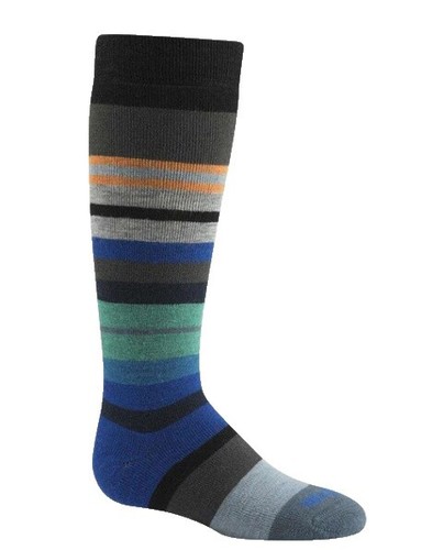 Patagonia Mens Lightweight Merino Run 1/4 Crew Socks (Gray / Size