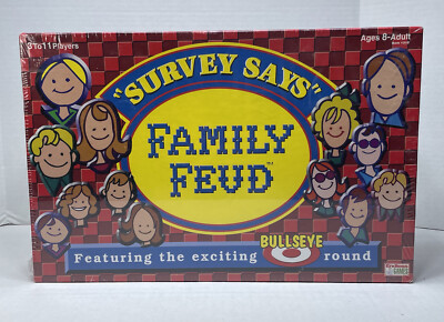 Vintage Family Feud ''Survey Says'' Board Game ''1998'' Endless Games Bullseye NEW