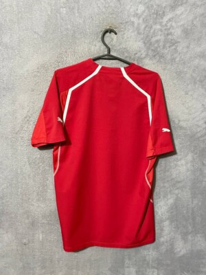 VfB Stuttgart Away football shirt 2005 - 2006 Jersey Red Puma Mens