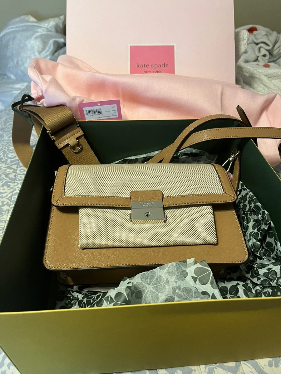 NWT Kate Spade Voyage Canvas Medium Shoulder Bag Bungalow Multi
