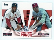 2023 Topps St. Louis one-two punch insert baseball card