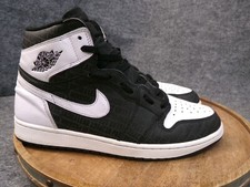 Size 12 - Nike Air Jordan 1 Retro OG High RE2PECT Derek Jeter Black White Shoes