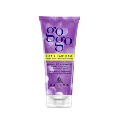 5998889507404 GoGo Repair Hair Mask nawilżająca maska do włosów 200ml Kallos