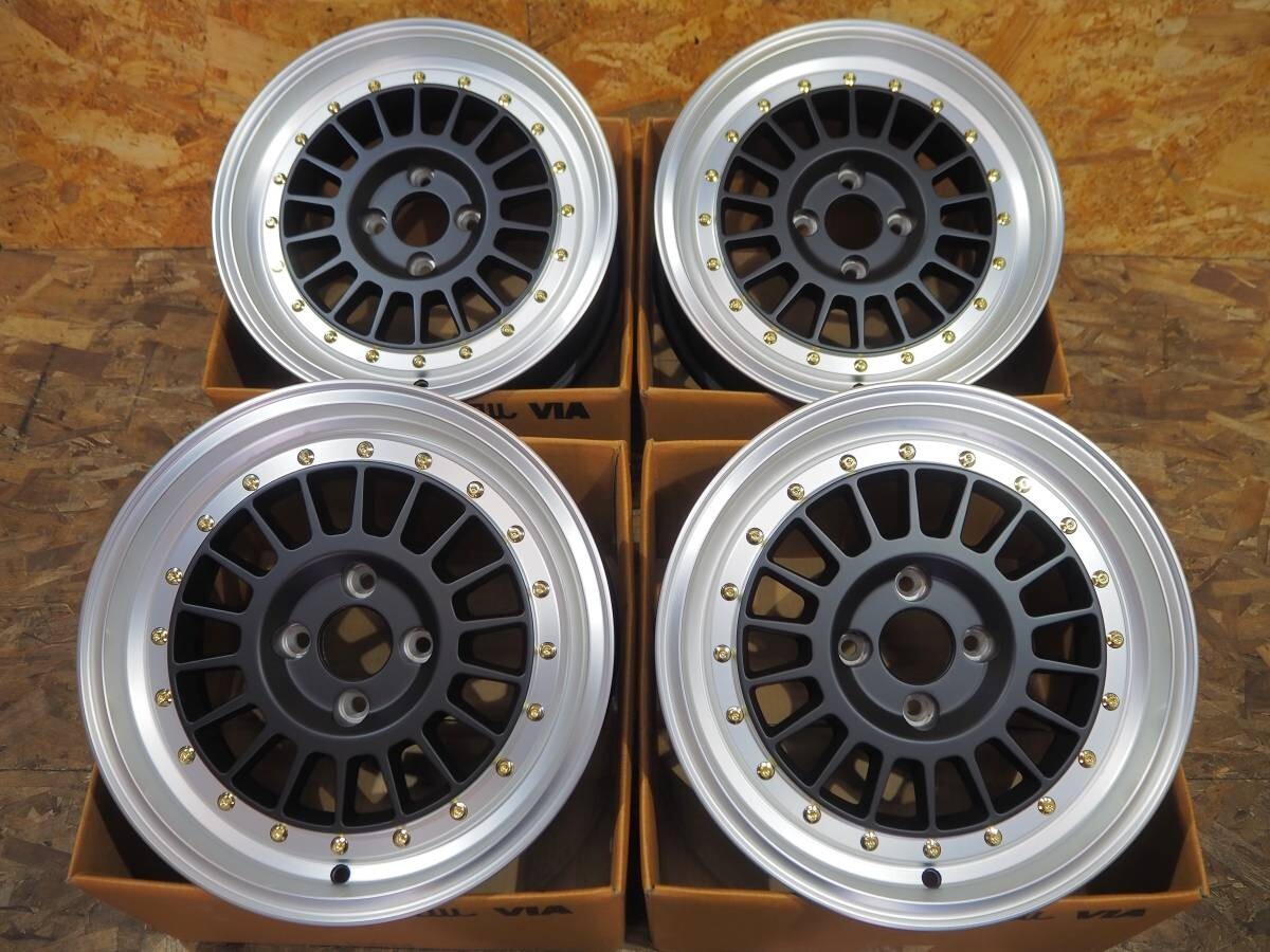 15inch JDM Wheel Set of 4 | 100x4 | Forged Aluminum | Painted