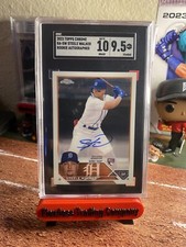 Steele Walker 2023 Topps Chrome RC Auto #RA-SW SGC Grade 9.5
