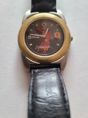 Michael Jordan Wilson Glo Watch Chicago Bulls 90s Used | eBay