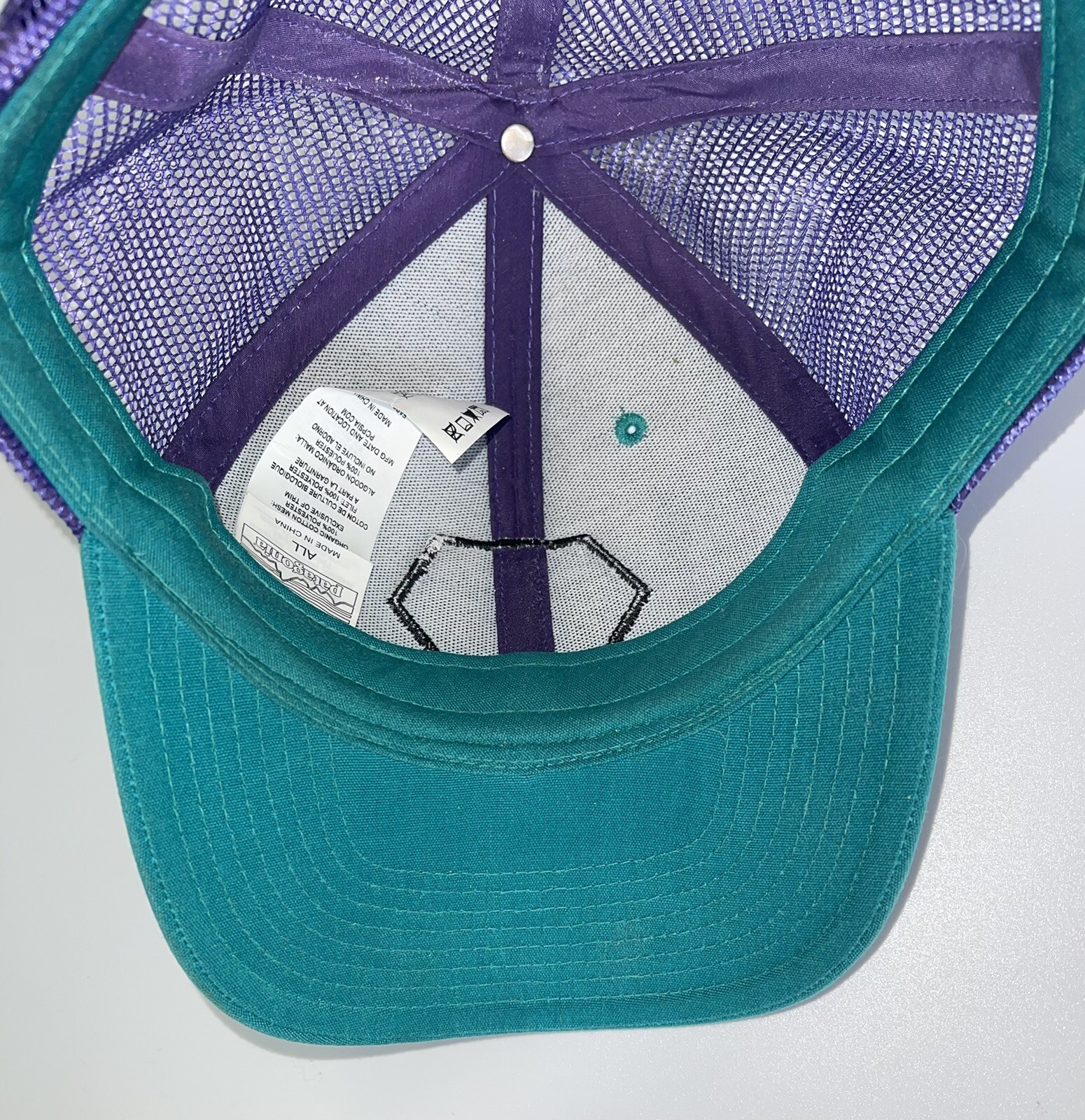 Patagonia Ventura CA Trucker Snapback Hat Cap Mesh Pu… Gem