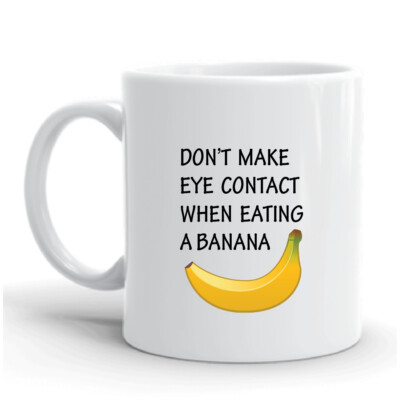 KEINEN AUGENKONTAKT BEIM ESSEN EINER BANANA herstellen