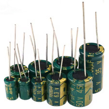 RoHs 220uF 25V, Radial Electrolytic Capacitor, Polarized, Tol.  20 - Lot of 3,