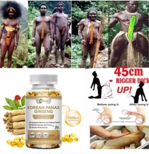 Korean Red Panax Ginseng Extrad 1600mg 120 Capsules - High Strength Ginsenoside