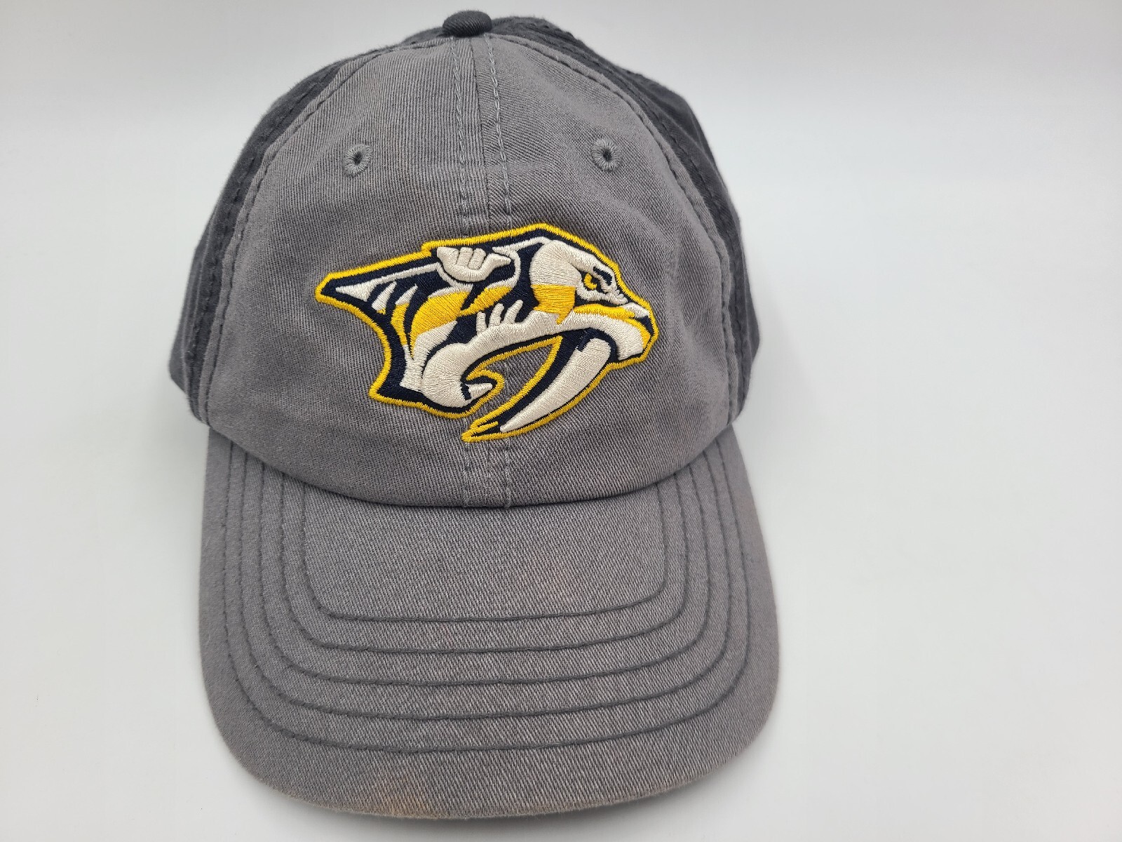 Nashville Predators Fan Favorite Strapback Adjustable Hat Cap Men NHL Gray Blue