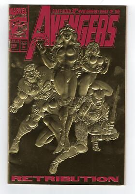 1993 MARVEL AVENGERS #366 30TH ANNIVERSARY FOIL COVER KEY RARE NEWSSTAND