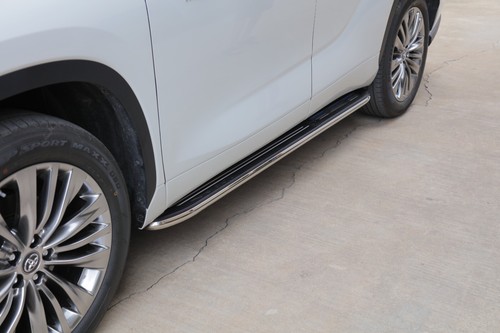 Running Board fits for Lexus GX550 2024 2025 Side Step 2PCS NerfBars Silver Edge - Foto 7 di 8