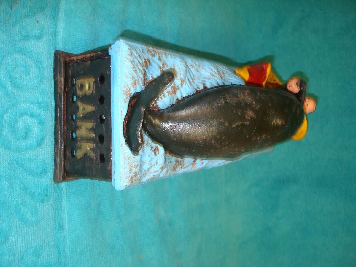 Vintage Cast Iron Mechanical Bank 
