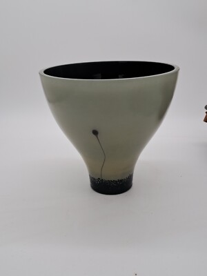 Caithness Kristall, Ebenholz Sand Glas Vase