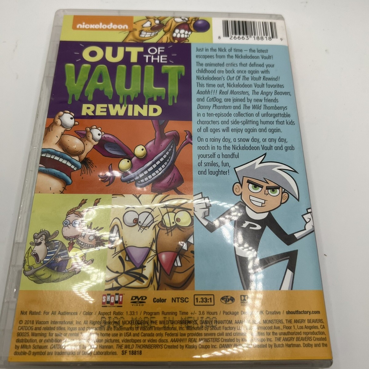 Nickelodeon: Out of the Vault Rewind (DVD 2018) Wild Thornberry