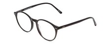 Calabria Ernest 4835 Round Reading Glasses 7.00 Gloss Black Women