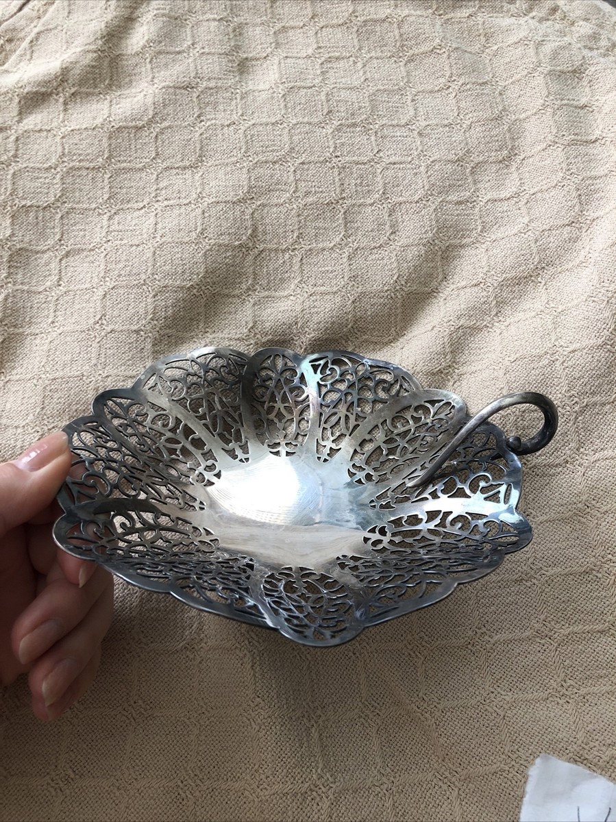 Vintage Lovelace International Silver Co. Candy Dish EPNS #1428