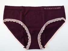 1 NEW Victoria's Secret VTG 2010s Seamless Ruffle Hiphugger Bikini Panty LARGE